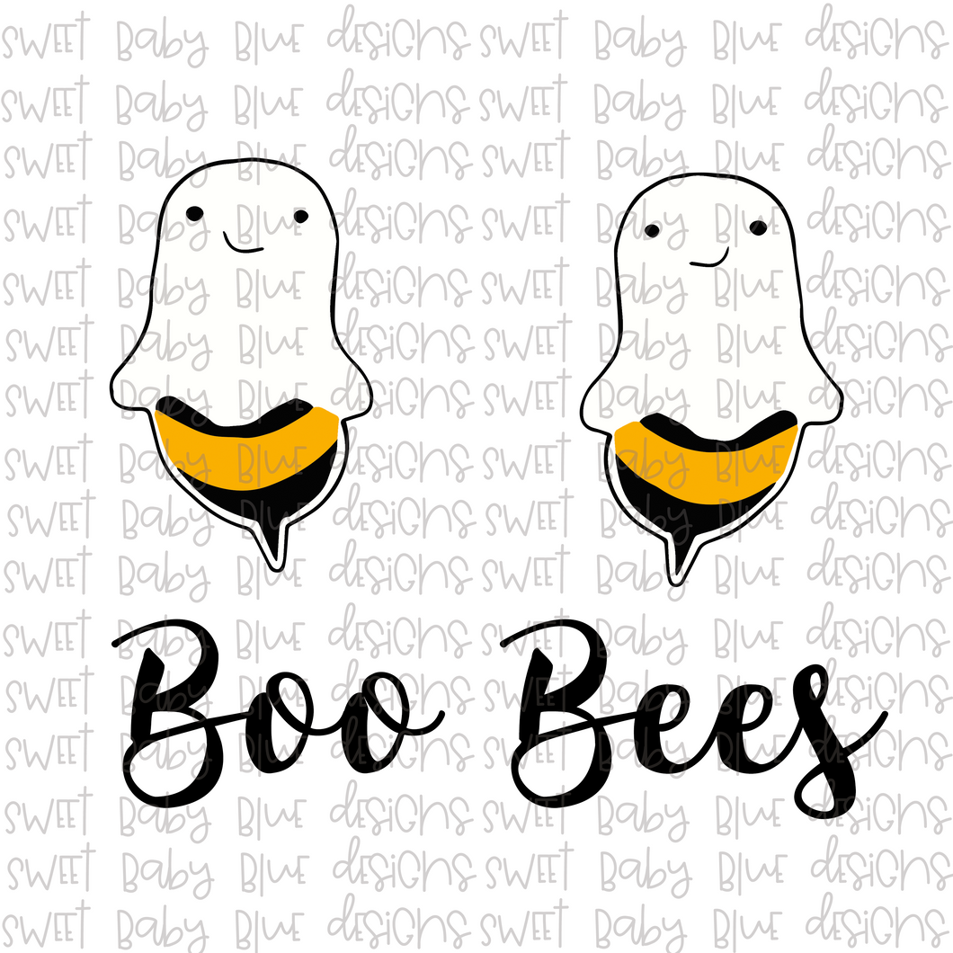 Boo Bees- PNG file- Digital Download