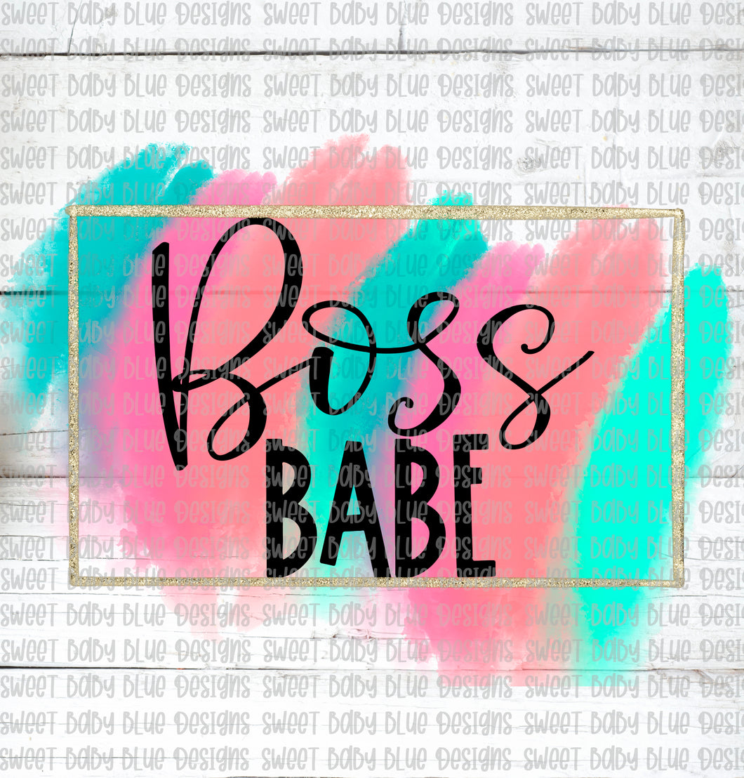 Boss babe- PNG file- Digital Download