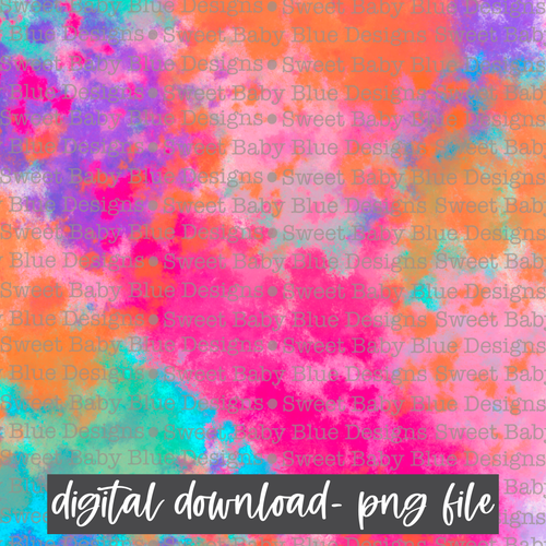 Bright colorful cloud- Digital paper- 2021- PNG file- Digital Download