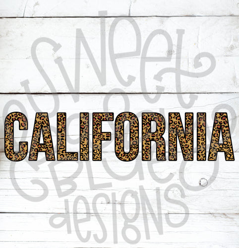 California- PNG file- Digital Download