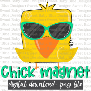 Chick magnet- Easter- PNG file- Digital Download