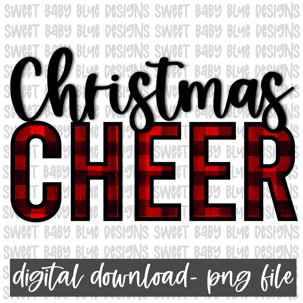 Christmas cheer- Christmas- PNG file- Digital Download