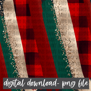 Christmas Plaid Brush- Digital Paper- PNG file- Digital Download