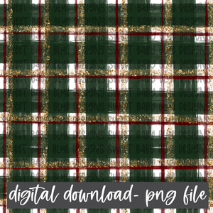 Christmas plaid Digital paper- PNG file- Digital Download