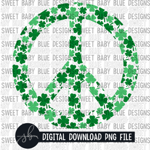 Clover peace- 2022 - PNG file- Digital Download