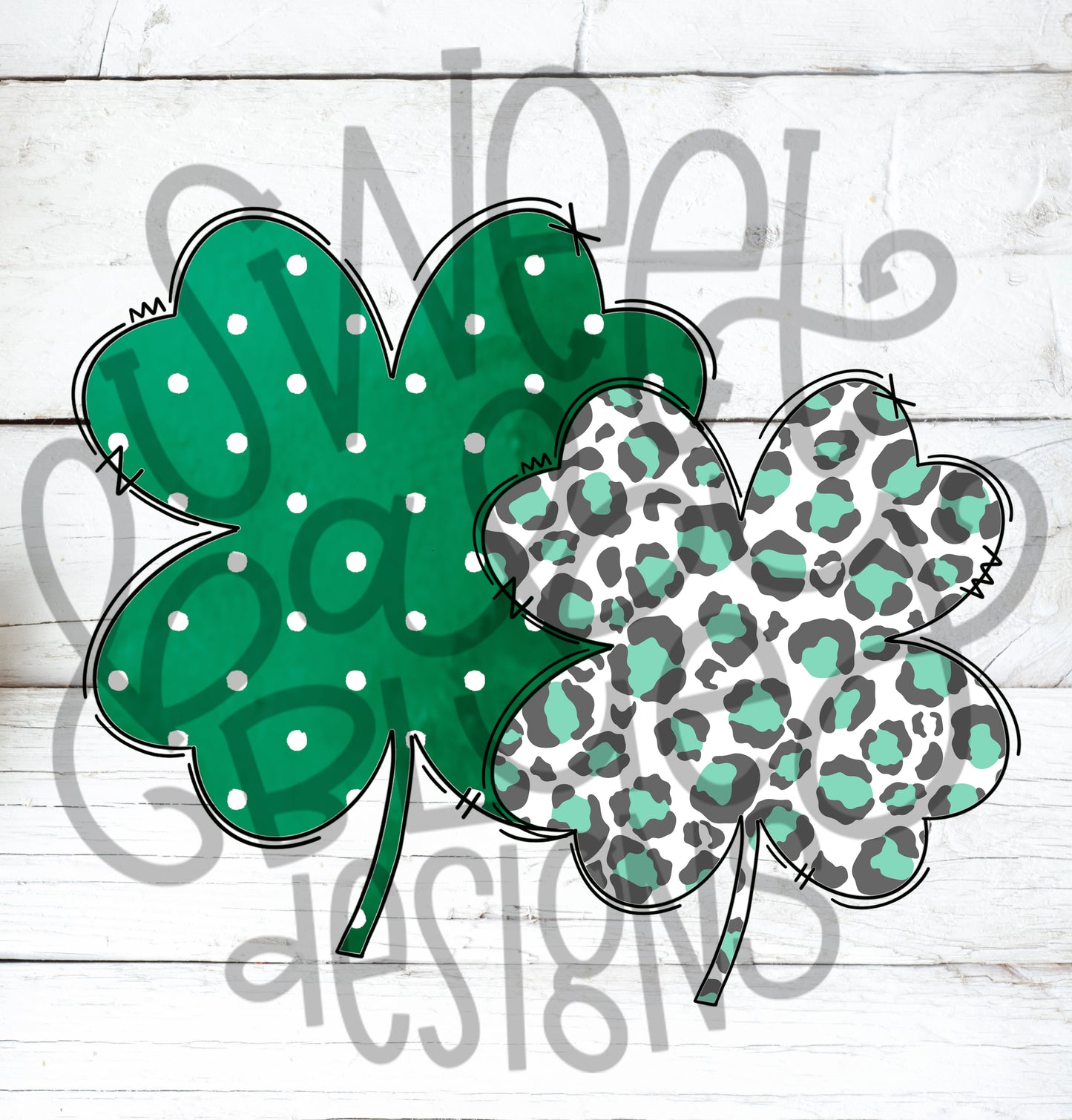 Clovers- PNG file- Digital Download