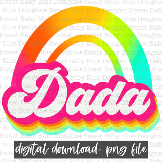 Dada- Rainbow- 2021- PNG file- Digital Download