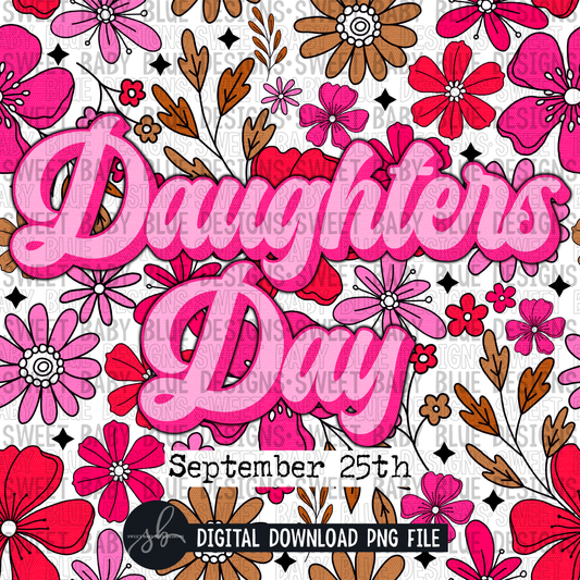 Daughter's Day- Interactive post- 2022- PNG file- Digital Download