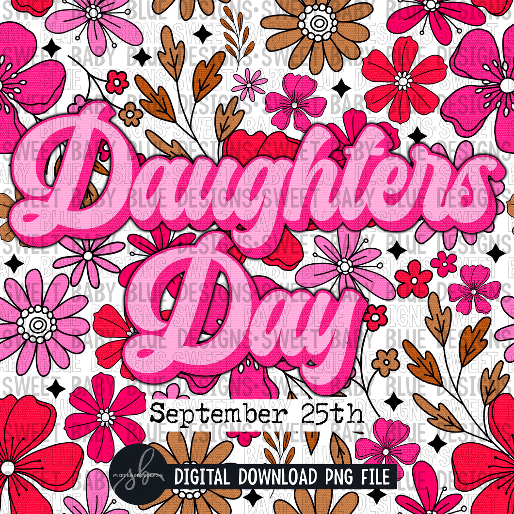 Daughter's Day- Interactive post- 2022- PNG file- Digital Download
