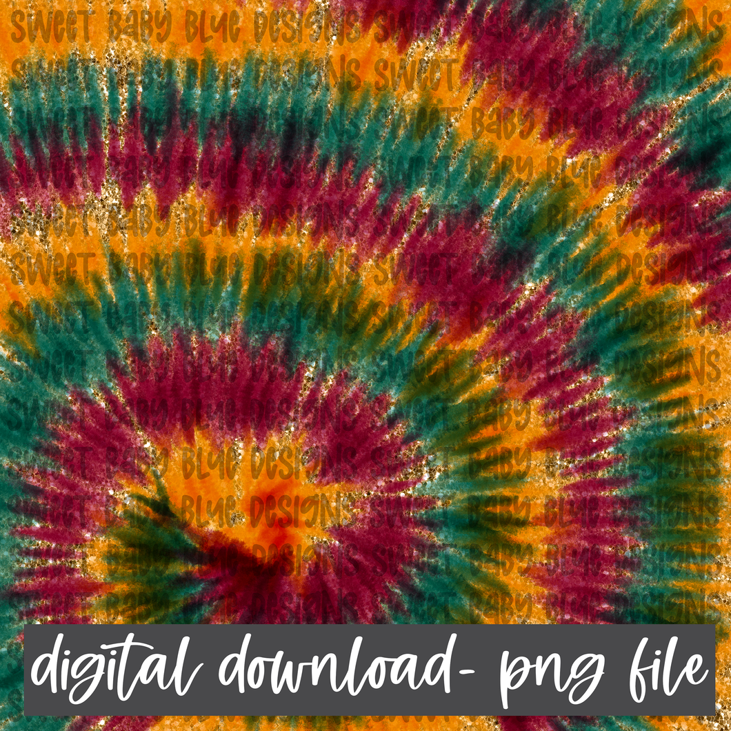 Fall- Tie- Dye Digital paper- PNG file- Digital Download
