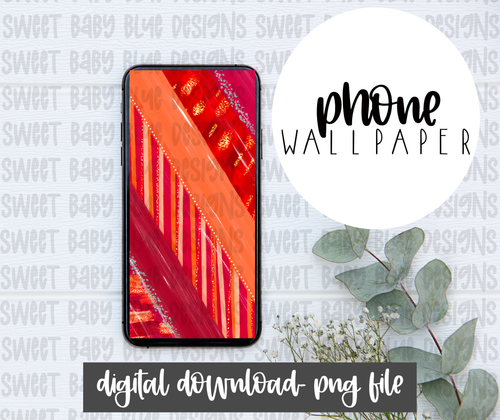 Fall Brush- Phone Wallpaper- PNG file- Digital Download