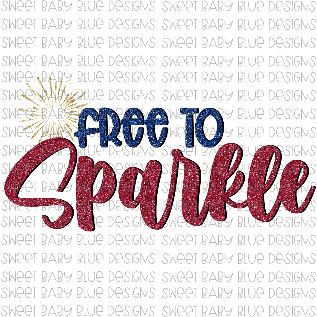 Free to Sparkle- Glitter overlay- PNG file- Digital Download