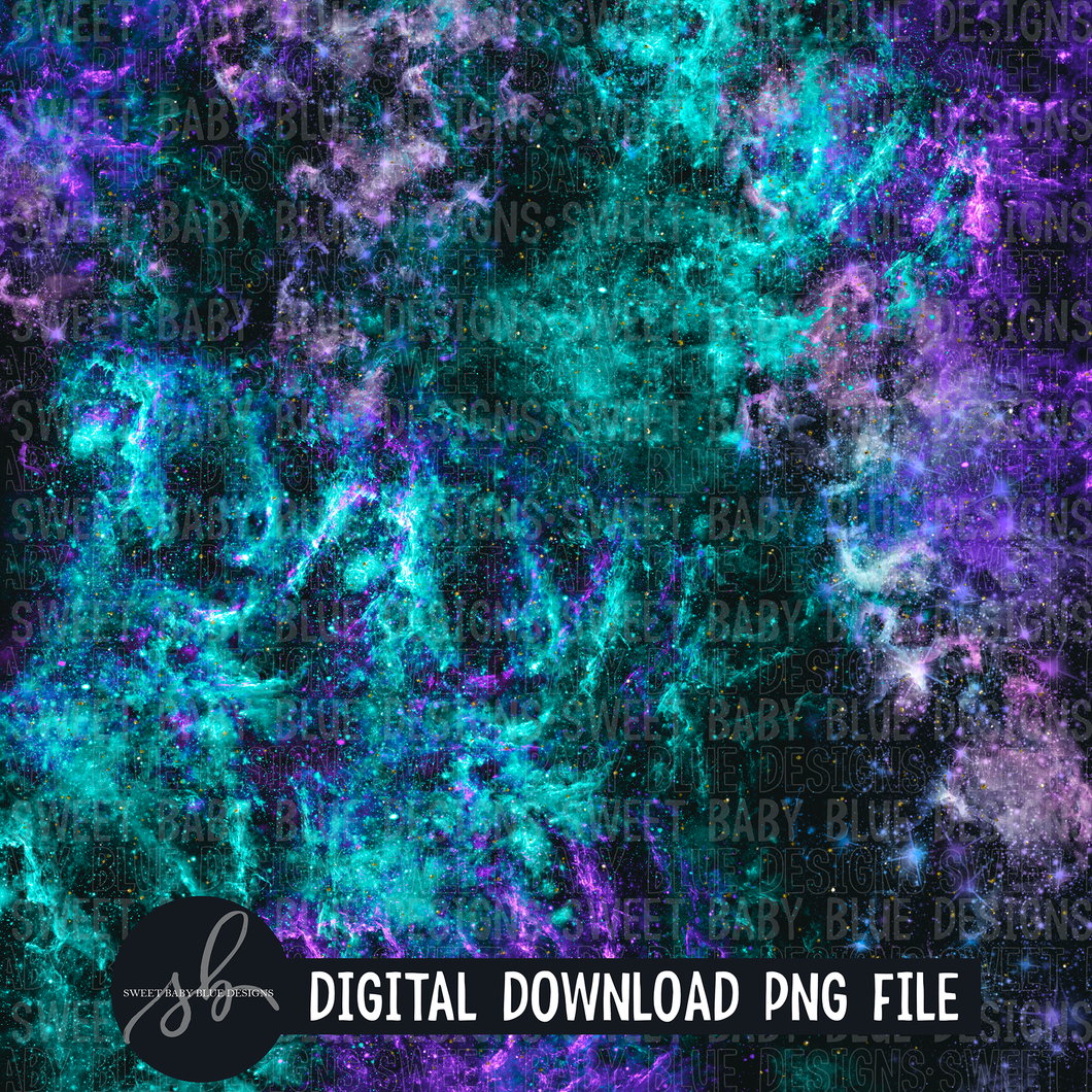 Galaxy digital paper- 2022 - PNG file- Digital Download
