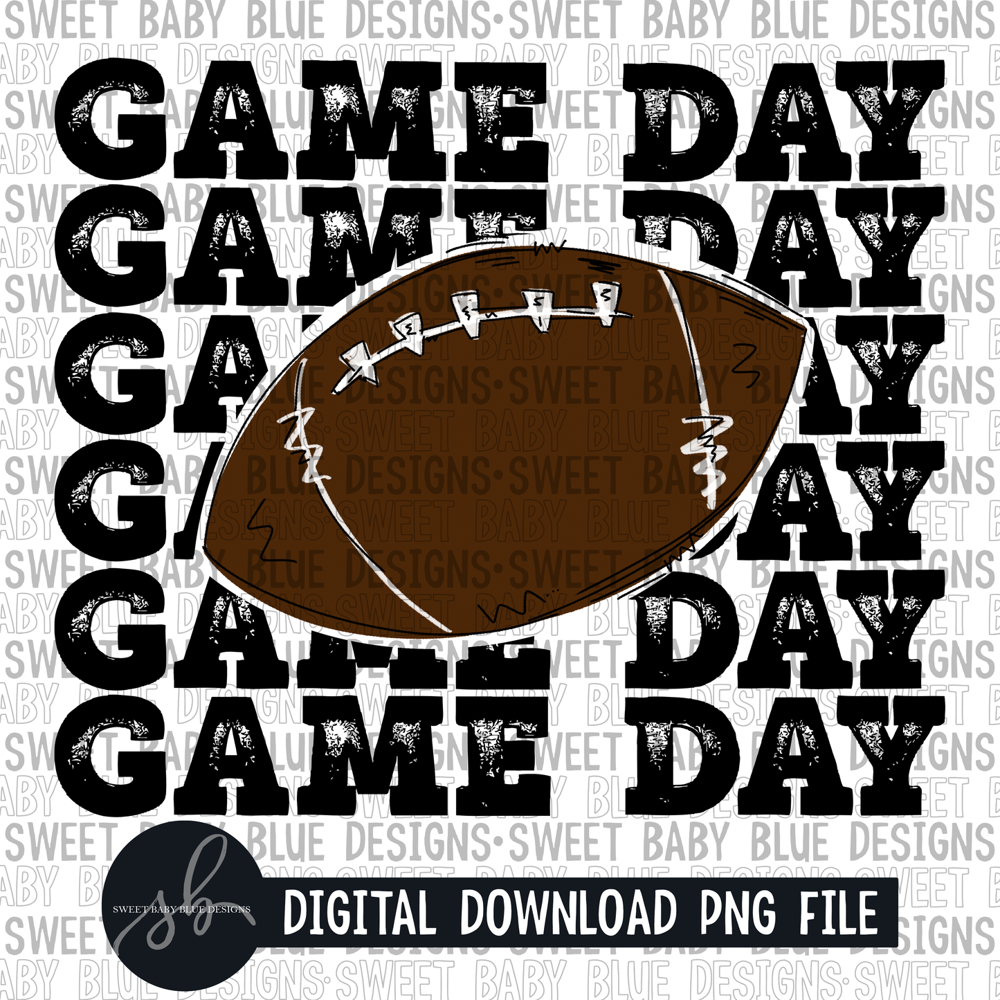 Game day- Football - 2022 - PNG file- Digital Download