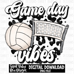 Game day vibes- Volleyball - 2023 - PNG file- Digital Download