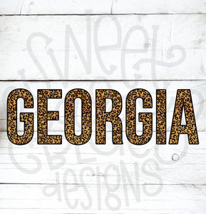 Georgia- PNG file- Digital Download