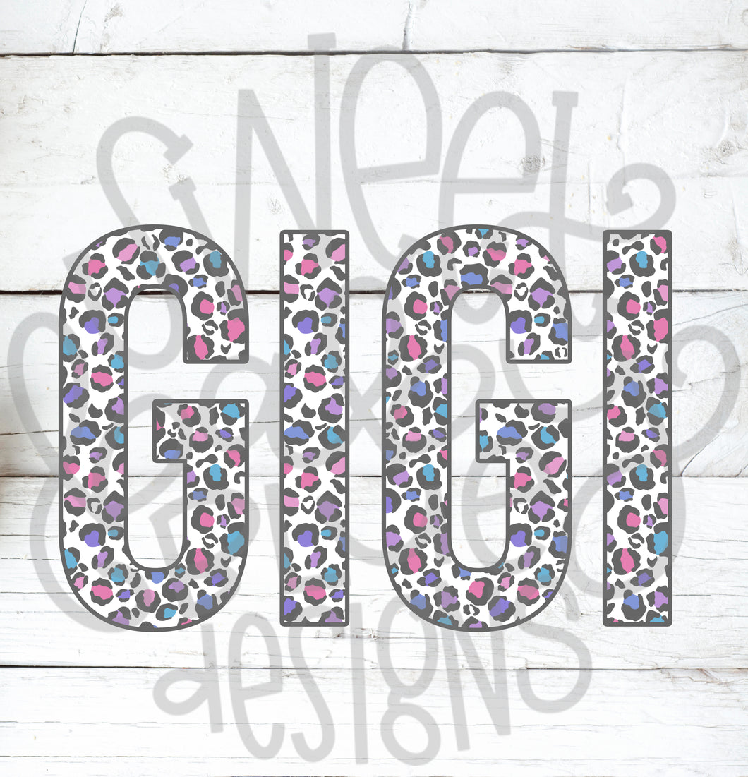 GIGI- PNG file- Digital Download