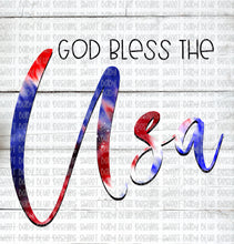 God bless the USA- PNG file- Digital Download