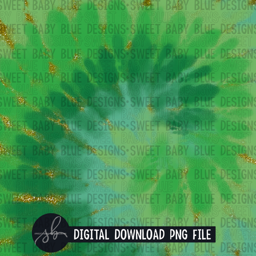 Green tie dye glitter- Digital paper - 2022 -PNG file- Digital Download