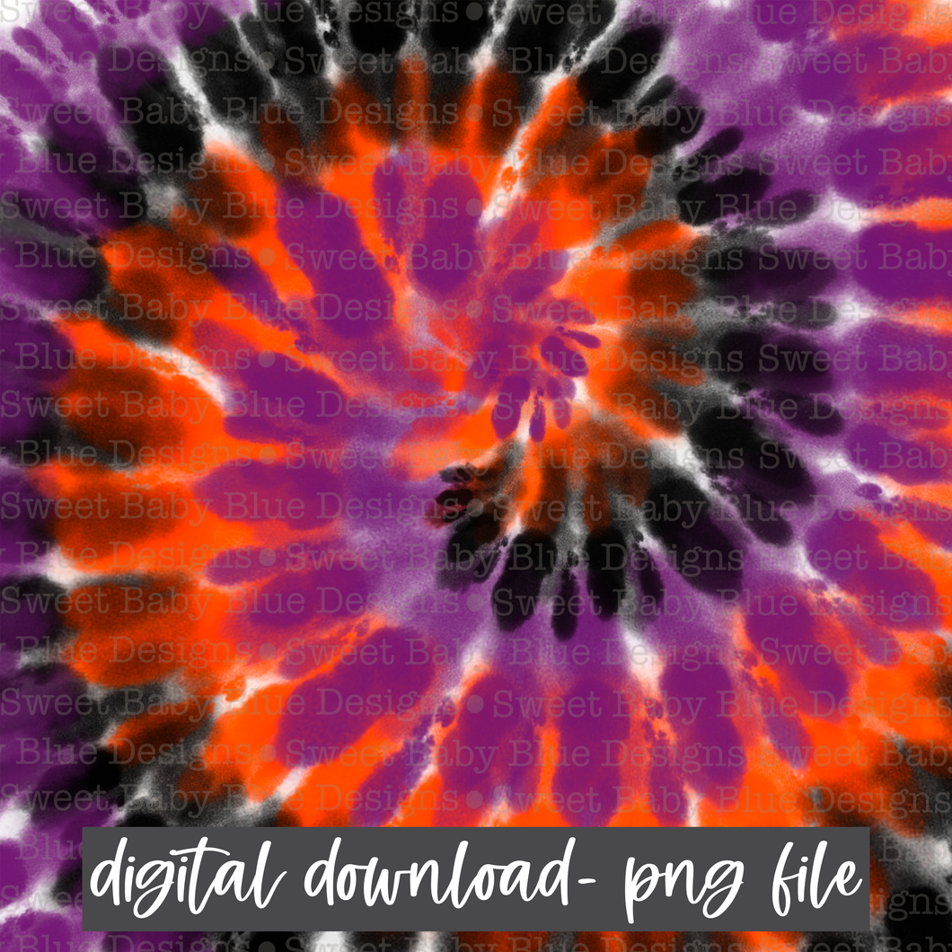 Halloween- Orange Purple White Black - Tie- Dye Digital paper- 2021- P –  Sweet Baby Blue Boutique