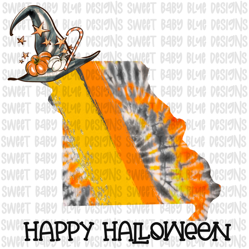 Happy Halloween- Missouri- Halloween- PNG file- Digital Download