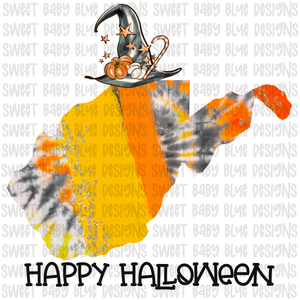 Happy Halloween- West Virginia- Halloween- PNG file- Digital Download