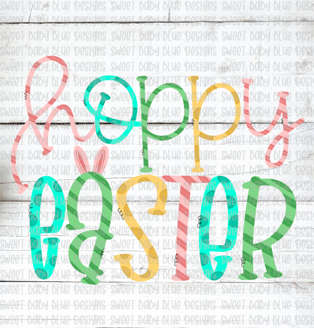 Hoppy Easter- PNG file- Digital Download