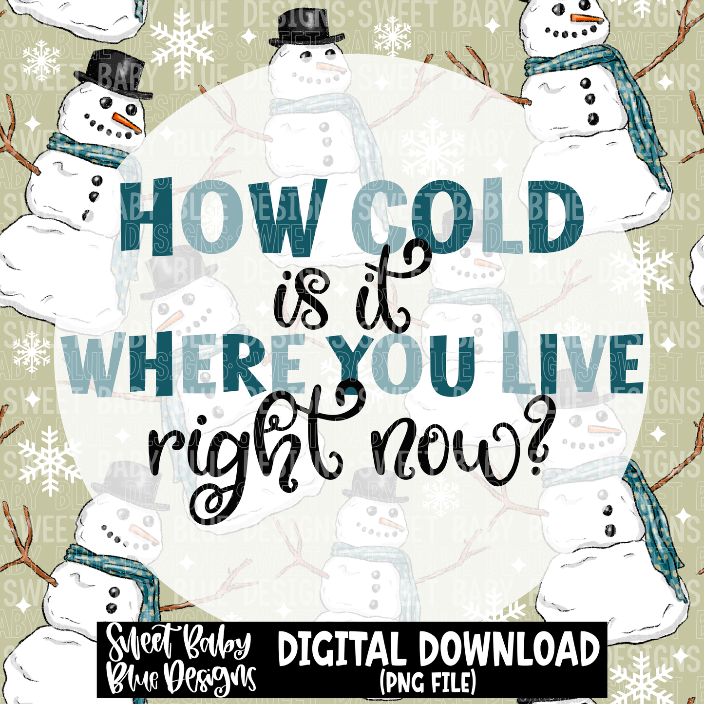 How cold is it where you live right now- Interactive post- 2023- PNG file- Digital Download
