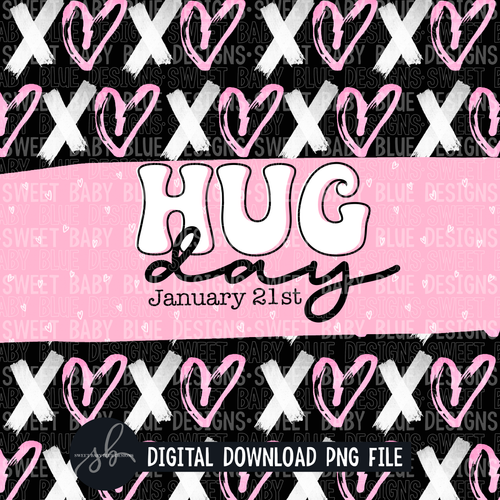 Hug day - Interactive post - 2022 -PNG file- Digital Download