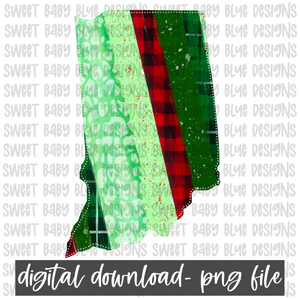Indiana- Christmas- PNG file- Digital Download