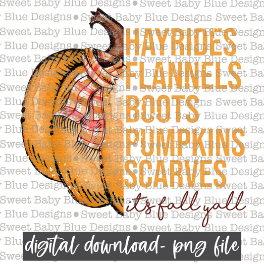 It's Fall yall- Fall - 2019 - PNG file- Digital Download