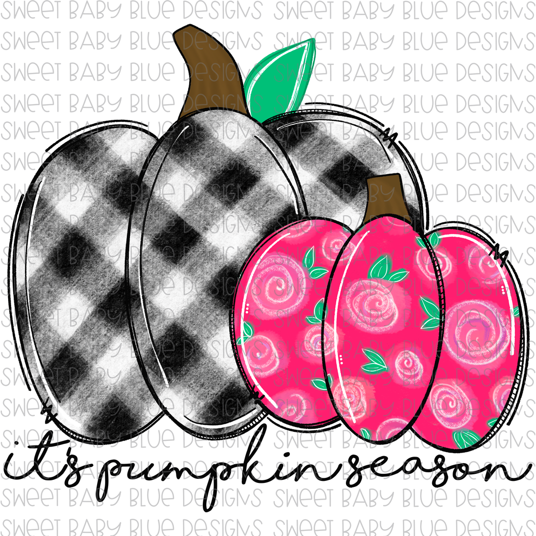 It's Pumpkin season- Fall- PNG file- Digital Download