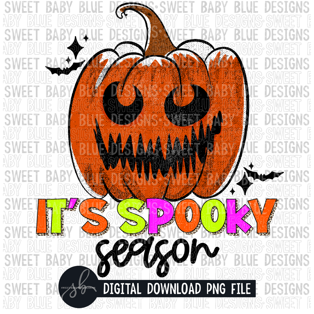 It's spooky season- Halloween- 2022- PNG file- Digital Download