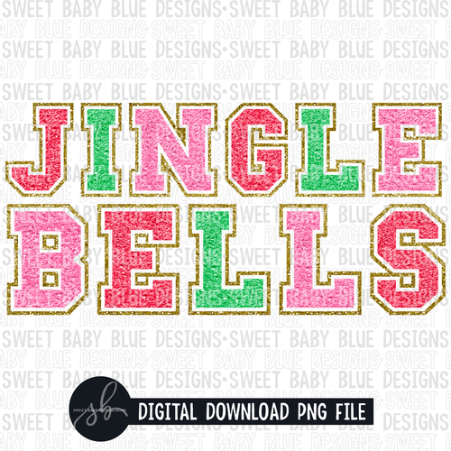 Jingle Bells- Christmas- 2022 - PNG file- Digital Download