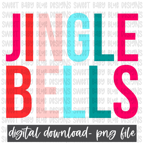 Jingle Bells- Christmas- PNG file- Digital Download