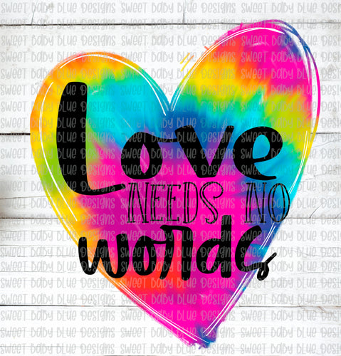 Love needs no words- PNG file- Digital Download