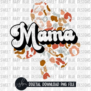 Mama- Clover- leopard- 2022 - PNG file- Digital Download