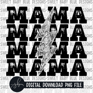 Mama- Snake- Bolt - 2022 - PNG file- Digital Download