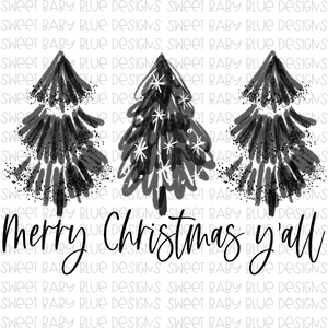Merry Christmas y'all- Christmas- PNG file- Digital Download