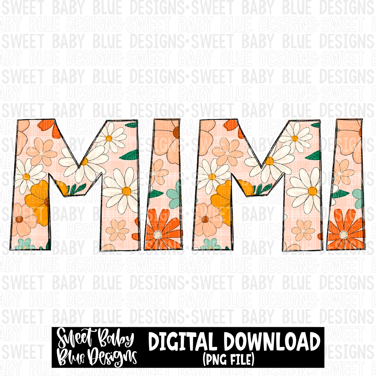 Mimi- Floral - 2023 - PNG file- Digital Download