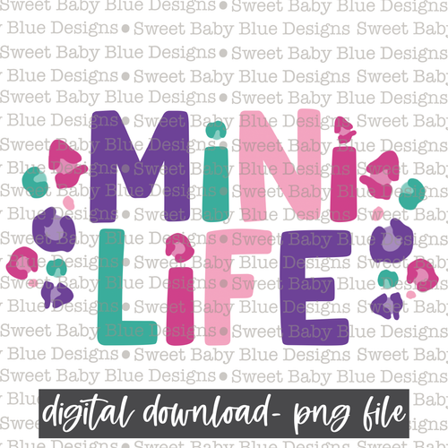 Mini life- Leopard - 2021- PNG file- Digital Download