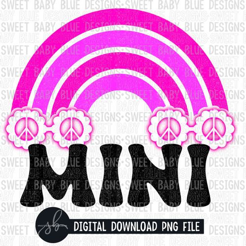 Mini- Rainbow- 2022- PNG file- Digital Download