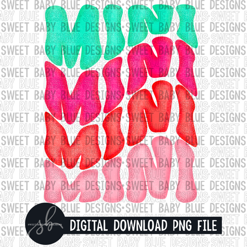 Mini- Wave design - 2022 - PNG file- Digital Download