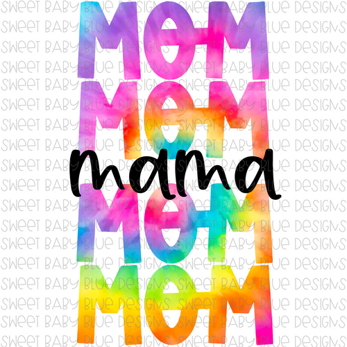 Mom- Mama- PNG file- Digital Download