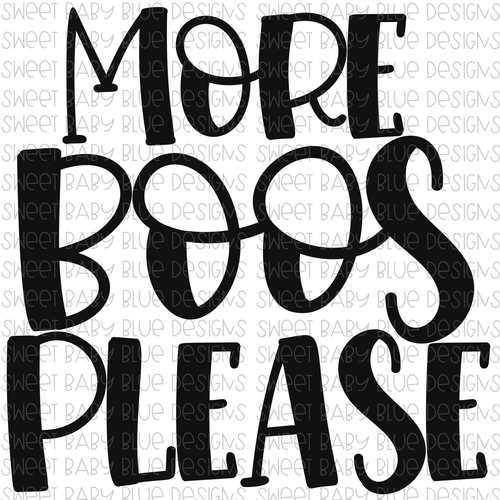 More boos please- Halloween- PNG file- Digital Download