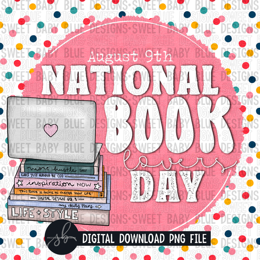 National book lovers day- Interactive post- 2022- PNG file- Digital Download