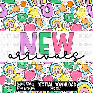 New arrivals charms - Interactive post- PNG file- Digital Download