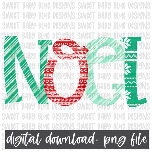 Noel- Christmas- PNG file- Digital Download