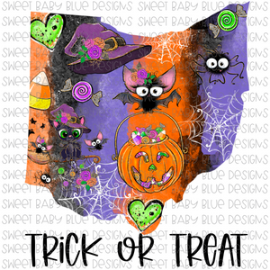 Ohio Trick or treat- Halloween- PNG file- Digital Download