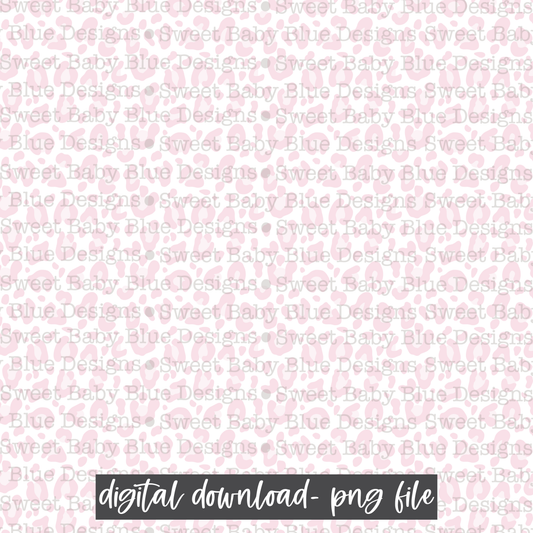 Pale pink leopard Digital Paper- 2021- PNG file- Digital Download